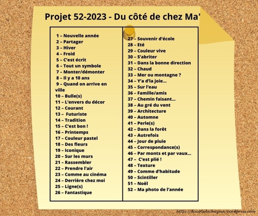 Projet 52-2023 Noël